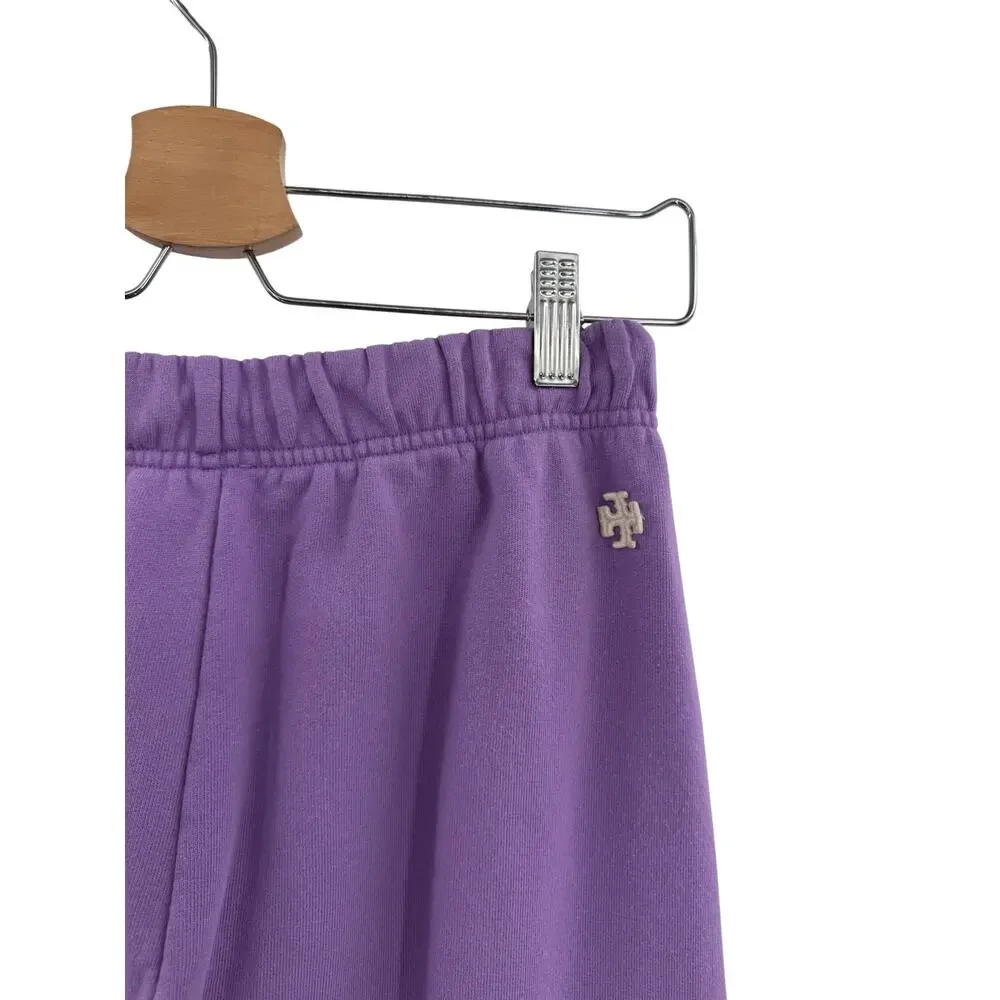 Tory‎ Sport Purple French Terry Jogger Sweatpants Elastic Waist Size XS